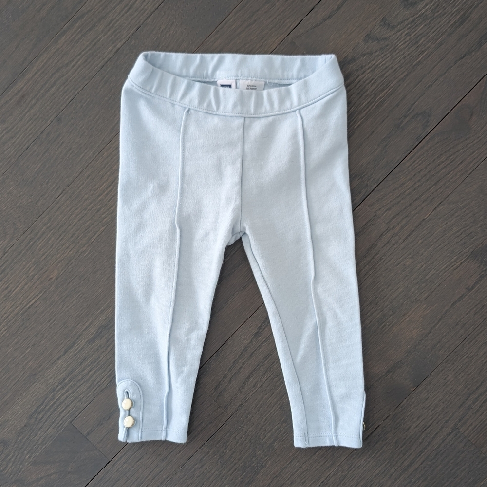 Janie and Jack Baby Girl Pants - Blue 12-18 Months